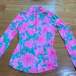 Brand new Lilly Pulitzer luxletic long sleeve 1/4 zip